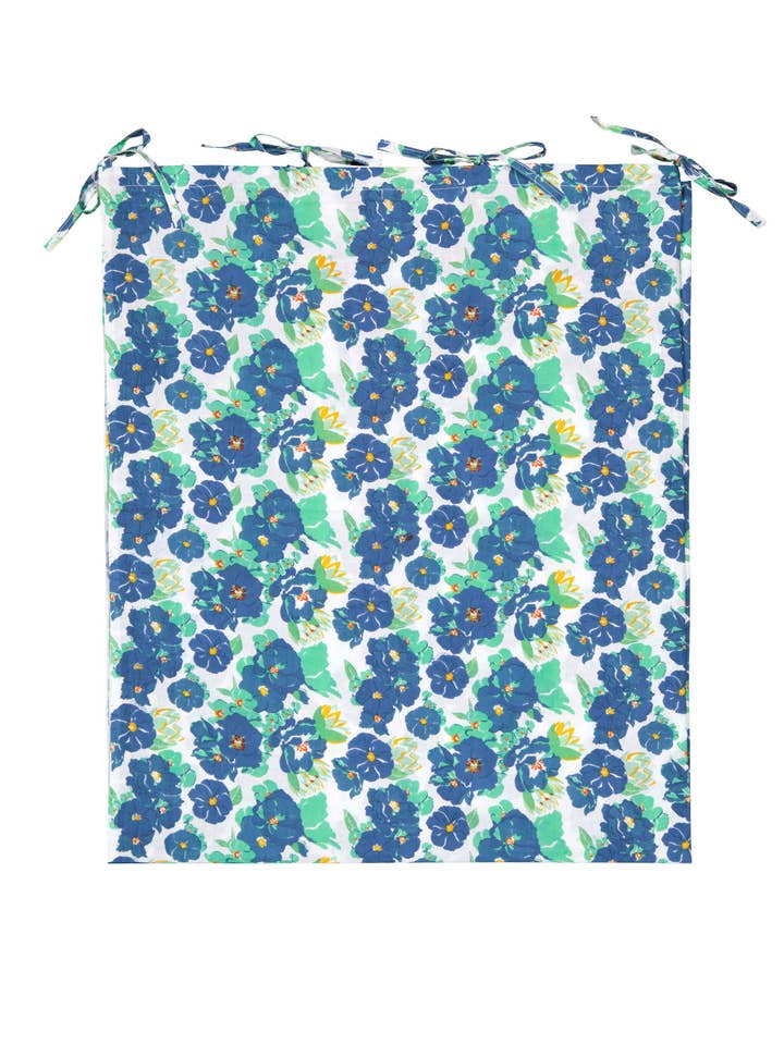 GARDIN BLÅ BLOMST 115x280cm for engroshandel hos Lucas du Tertre - Europe