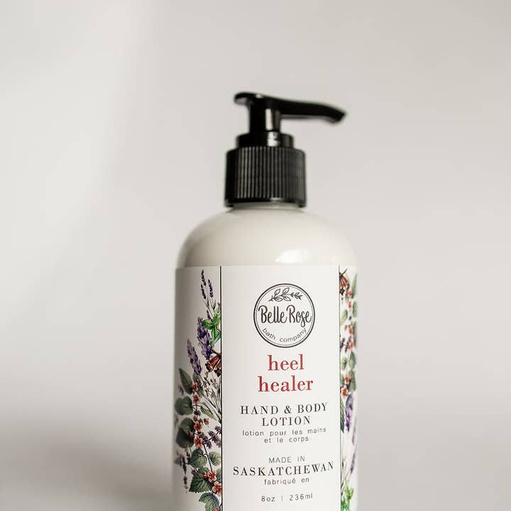 Heel Healer Lotion for wholesale by BelleRose Bath Company