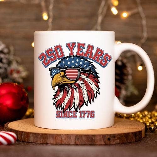 USA 250e Verjaardag Koffiemok, Amerika 1776 Mok voor wholesale door Tevatino