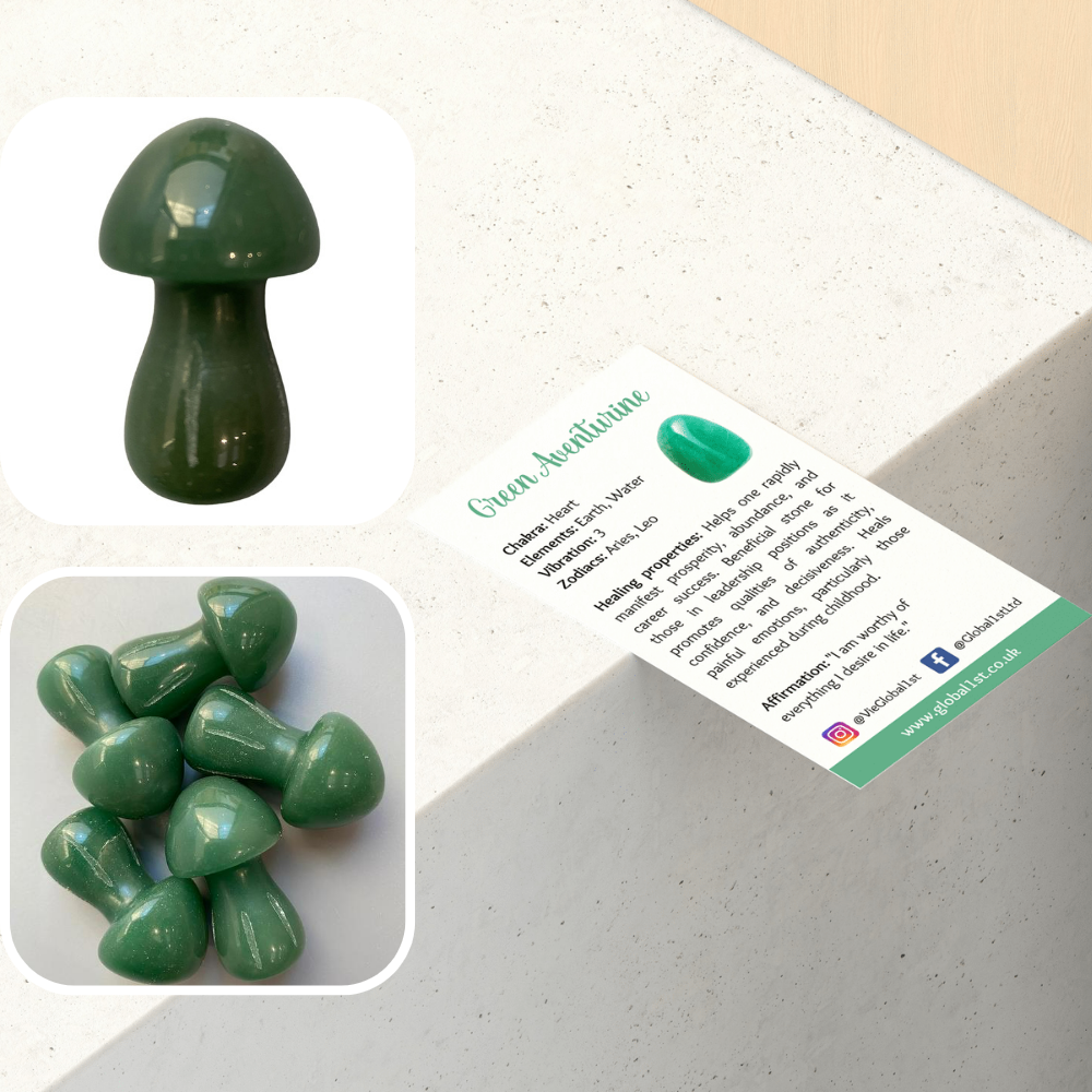 VIE - Wholesale Spiritual Stone/Crystal - Crystal Mushroom, 3.5cm8