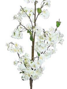 Lg. Cherry Blossom Branch, 65", Cream/White for wholesale by Select Artificials, Inc.