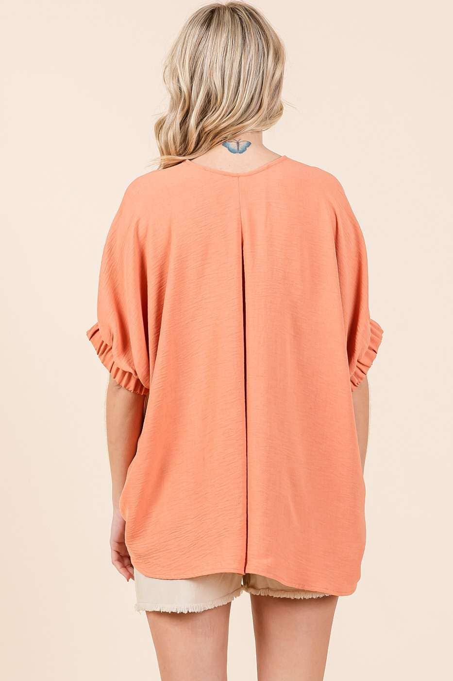 mittoshop – wholesale Blus - Dam – DOLMAN ELASTISK ÄRM ÖVERDIMENSIONERAD TOPP8