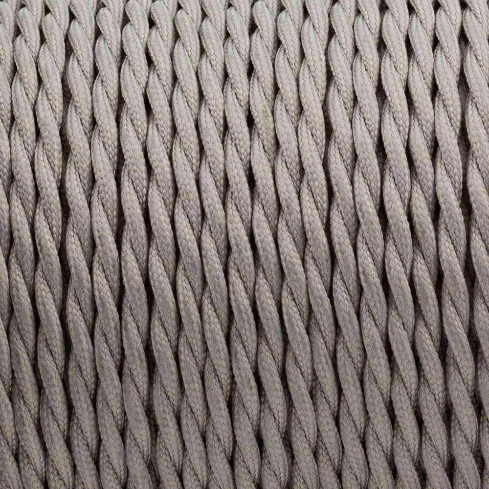 Ledsone - Wholesale Craft Supplies - 2 Core Braided Fabric Twisted and Round Cable Lighting Flex18