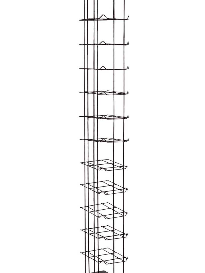 Floor Standing Cap Rack - 78"H x 10"W x 15-½"D for wholesale by Store Supply Warehouse