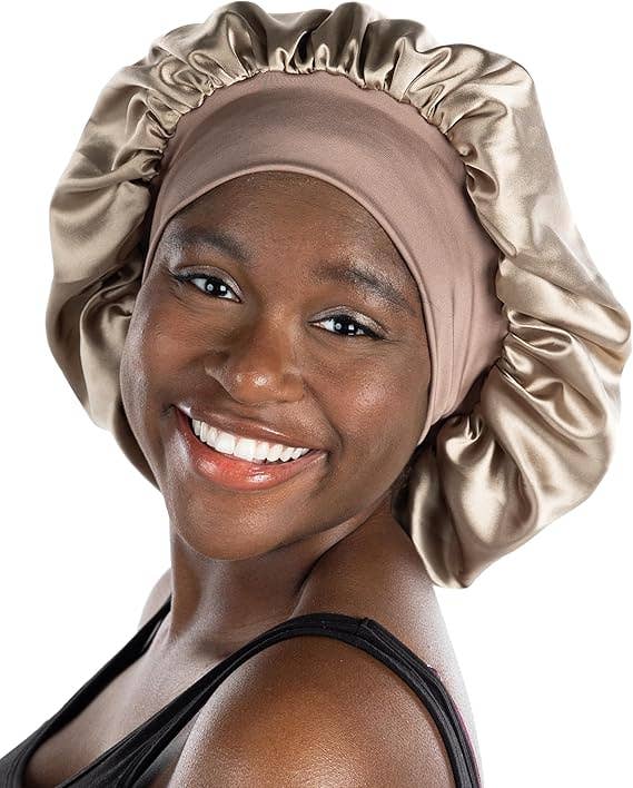 Funky Junque - Wholesale Sleep Cap / Bonnet - Women's - Reversible Satin Silk Bonnet for Sleeping Double Layered6