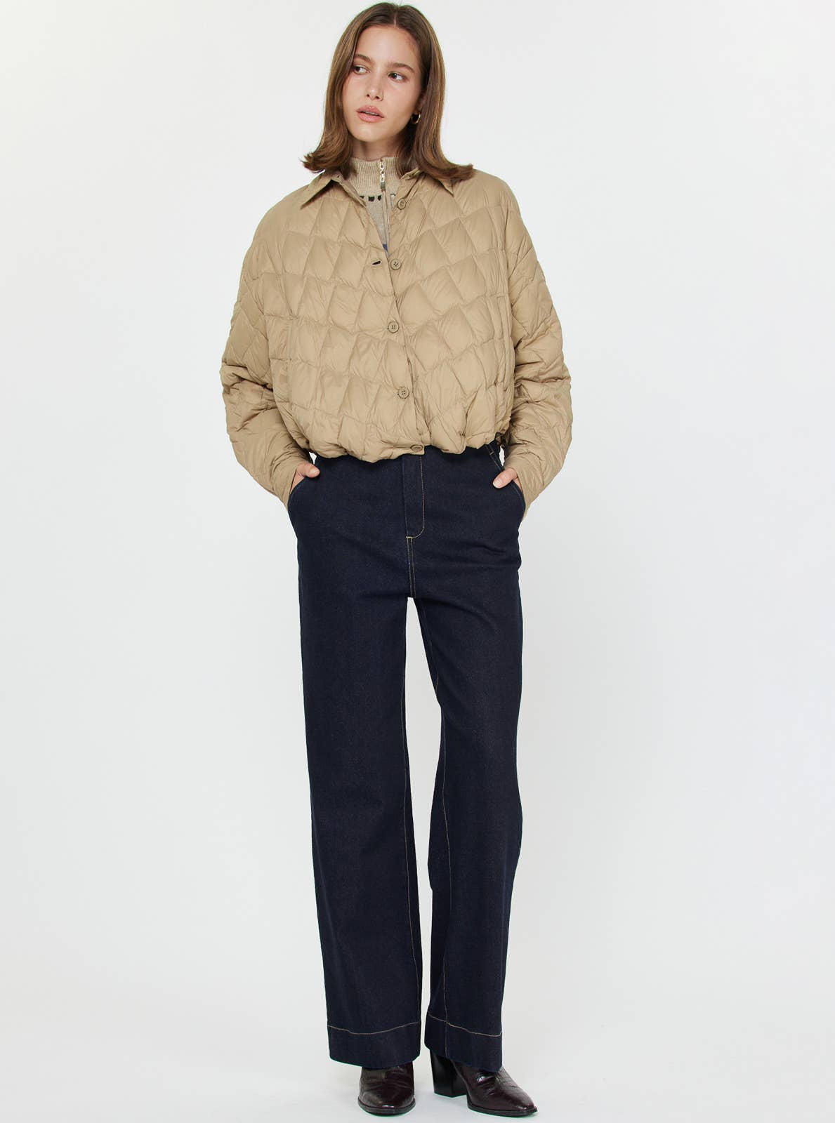 Current Air - Vente Veste – femme - Veste courte matelassée en duvet de canard7