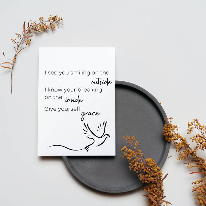 Tarjeta de condolencias | Tarjeta de duelo | Tarjeta de compasión | Tarjeta de gracia para venta al por mayor de Butterflies + Halos