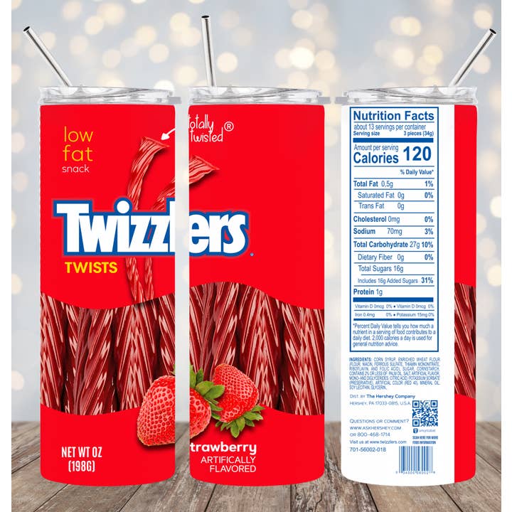 20oz Stainless Steel Tumbler - Twizzlers for wholesale by Your Custom Sports