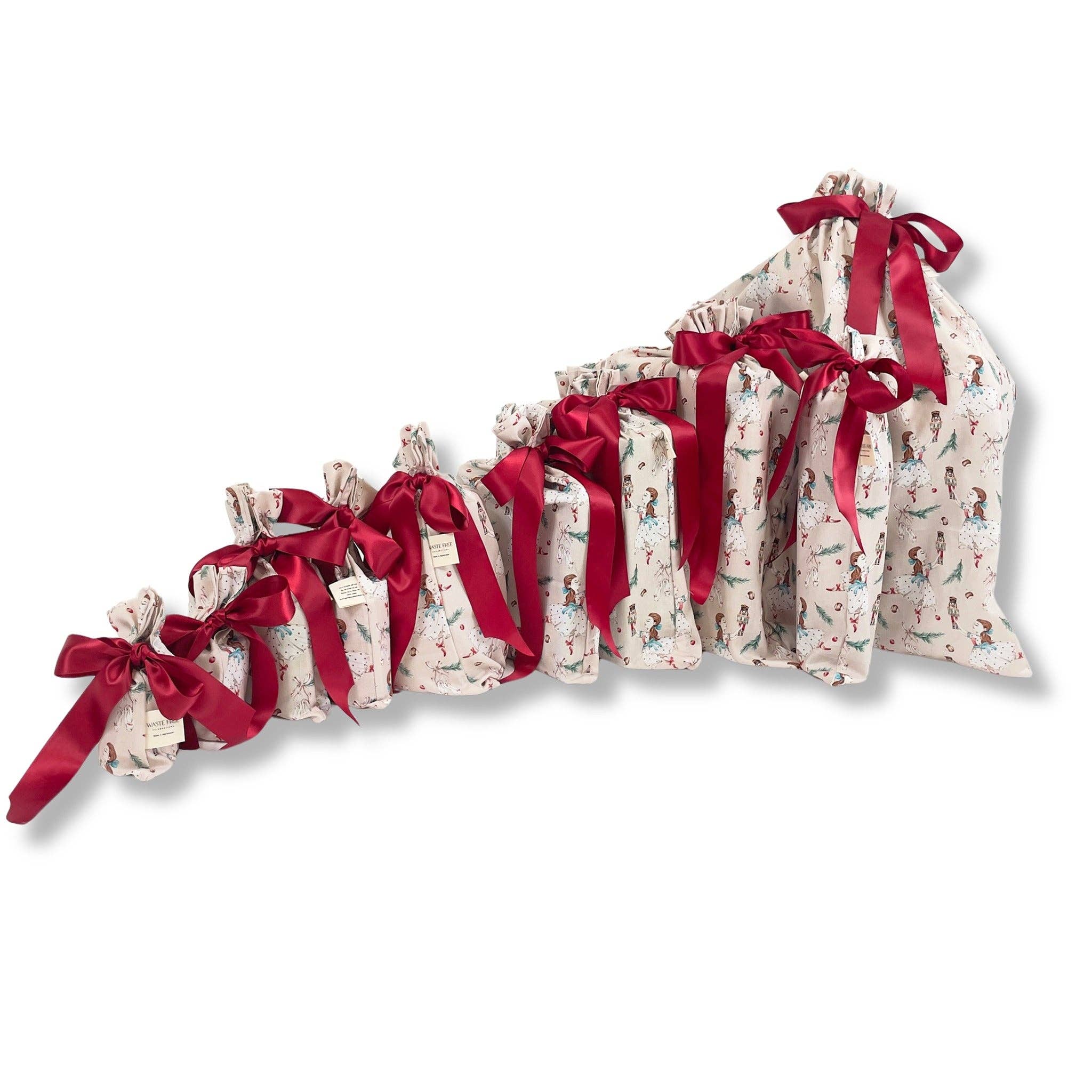 Waste Free Celebrations - Wholesale Gift Bag Set/Pack - Nutcracker Clara Tanzt (SYO Reusable Gift Bag Set)3