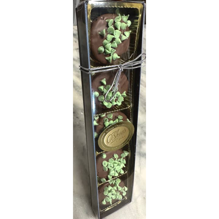O'Shea's Candies Sweet Shop - Wholesale Chocolate Covered Sweets - 5 Pack O’Oreo “Mint w/ Milk Chocolate” Premium Upscale Tray