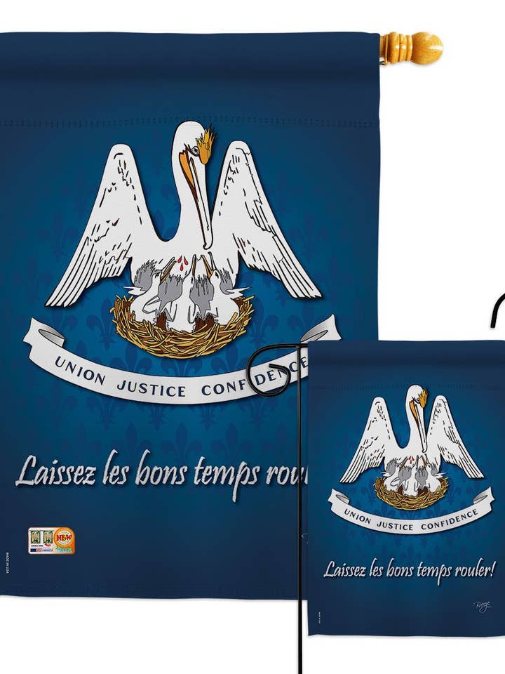 Drapeau de décoration des États de la Louisiane Americana pour la vente par Two Group Flag Co