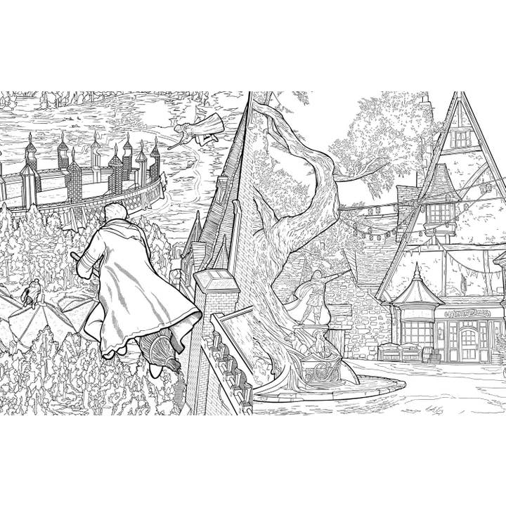 Cardshouse - Wholesale Coloring & Activity Book - Adult - Hogwarts Legacy: The Official Coloring Book Insight Editions4
