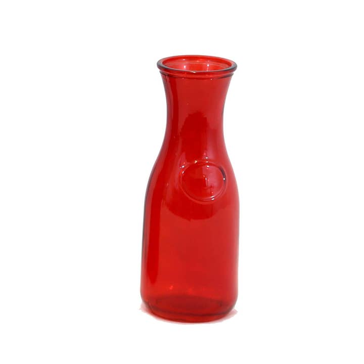 Home Kreation by KK dba Kraft Klub – wholesale Vas – STOR AVSMALNANDE RÖD GLASVAS
