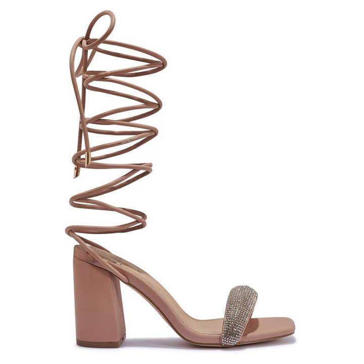 SANDALE ENVELOPPANTE GARLAND10 AVEC BANDE D'ORTEIL EN STRASS pour la vente par City Shoes