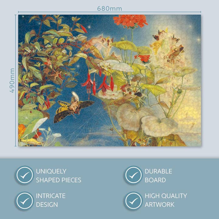 Texas Bookman - Wholesale Puzzle - Adult - Fairies: Midsummer Night’s Fairies 1000 Piece Puzzle