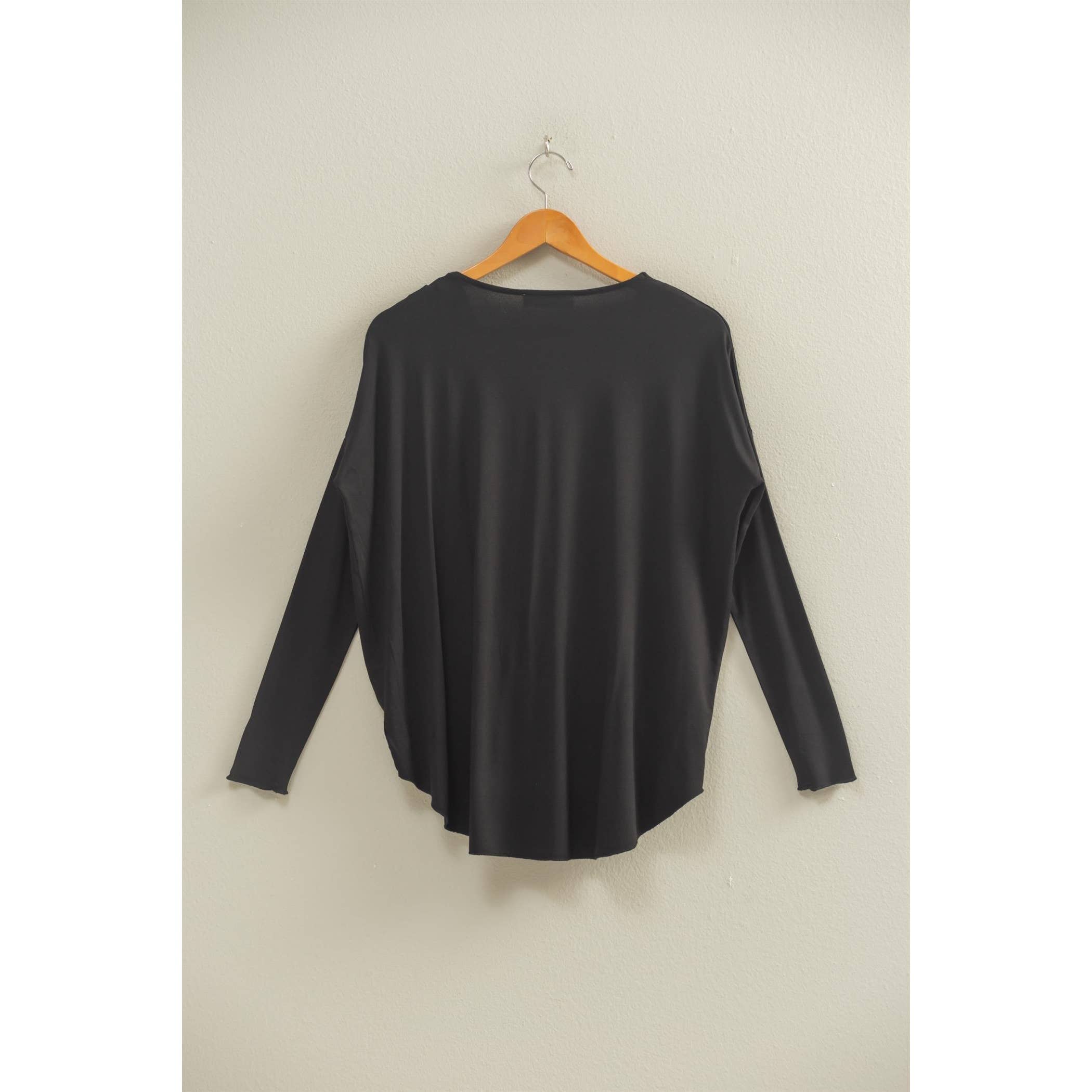 Double Zero - Vendita all'ingrosso Camicia - Donna - Top a maniche lunghe drappeggiato7