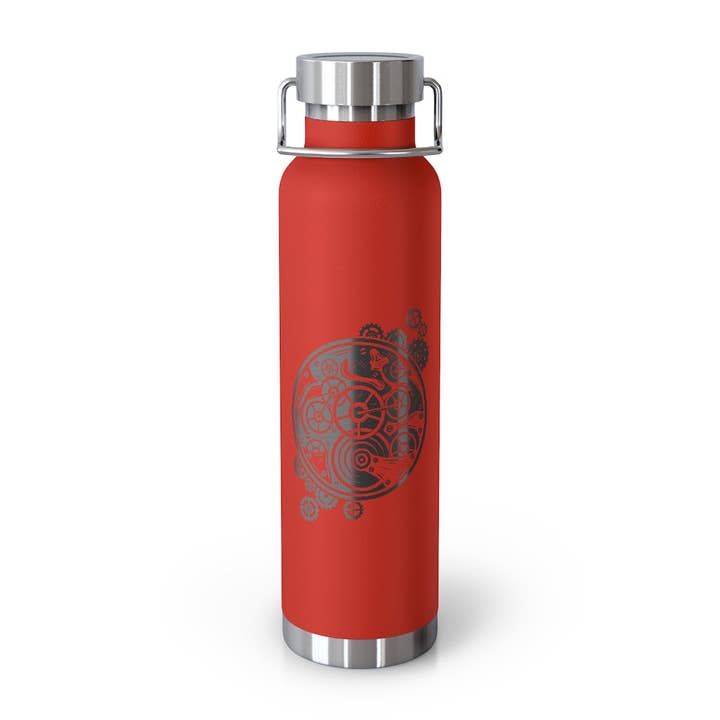 Teegarb LLC - Wholesale Water Bottle - Copper Vaccum Insulated Bottle 22oz Vintage Steampunk Clock Mechanical Sarcastic Gears Humor Retro Clockpunk Workers Sayings Sarcastic Machines28
