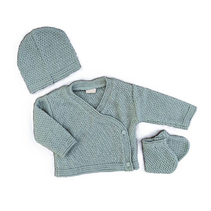 Reggiseno+Cappello+Scarpine 0/1 mese NidApe LES CHATOUNETS per la vendita all'ingrosso da parte di Les Chatounets