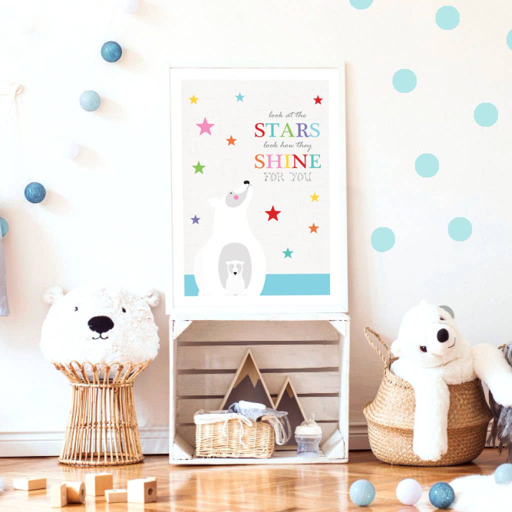 Creative Monsoon - Wholesale Art Print - Kids & Baby - Stars Shine Polar Bear Print3
