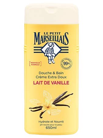 Petit Marseillais Shower gel vanilla milk for wholesale by French Feast