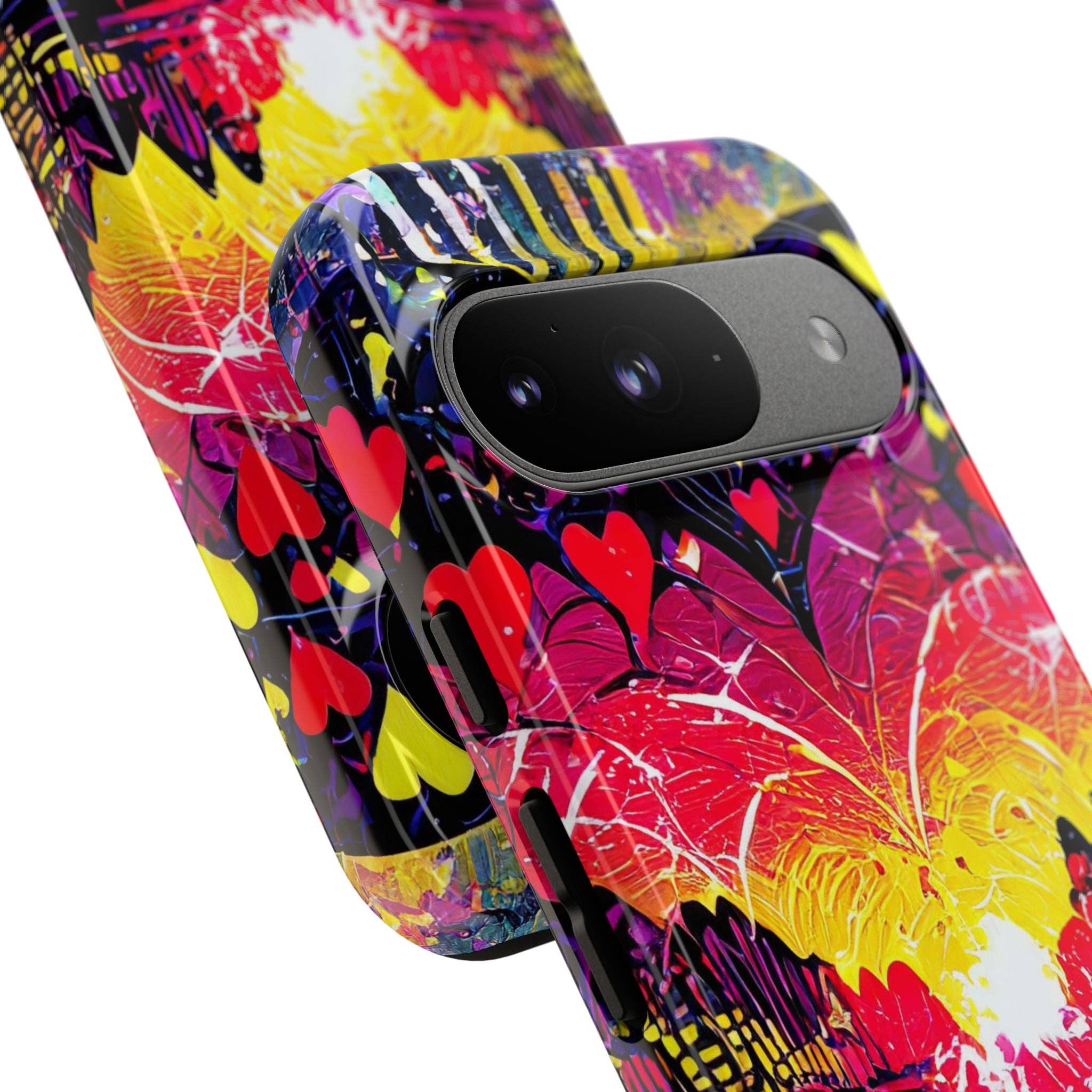 Studio 653 Clothing Co - Wholesale Phone Case - Women's - Vibrant Heart Sunset Tough Phone Case62