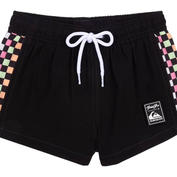Kids Swimsuit BB x Quik Checkers (Black) for wholesale by BinkyBro