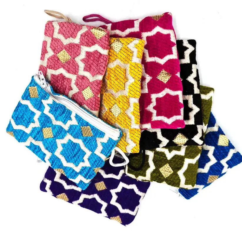 Hecho a mano - Wholesale Makeup/Cosmetic Bag - Medium Zellige Wallet. Multipurpose0