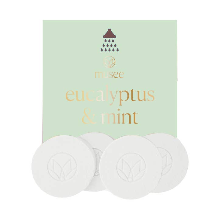 Eucalyptus & Mint Shower Steamers for wholesale by Musee