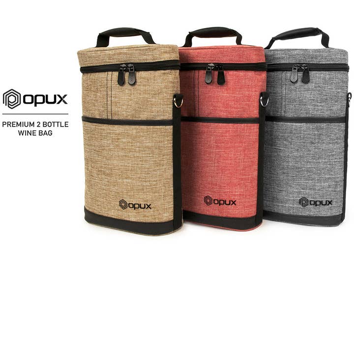 OPUX – Großhandel Weintasche – Weintragetasche für 2 Flaschen72