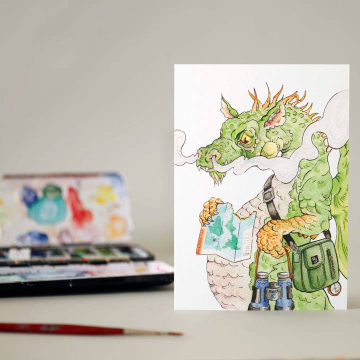 Dragon Explorer for wholesale by DMC Illustrations
