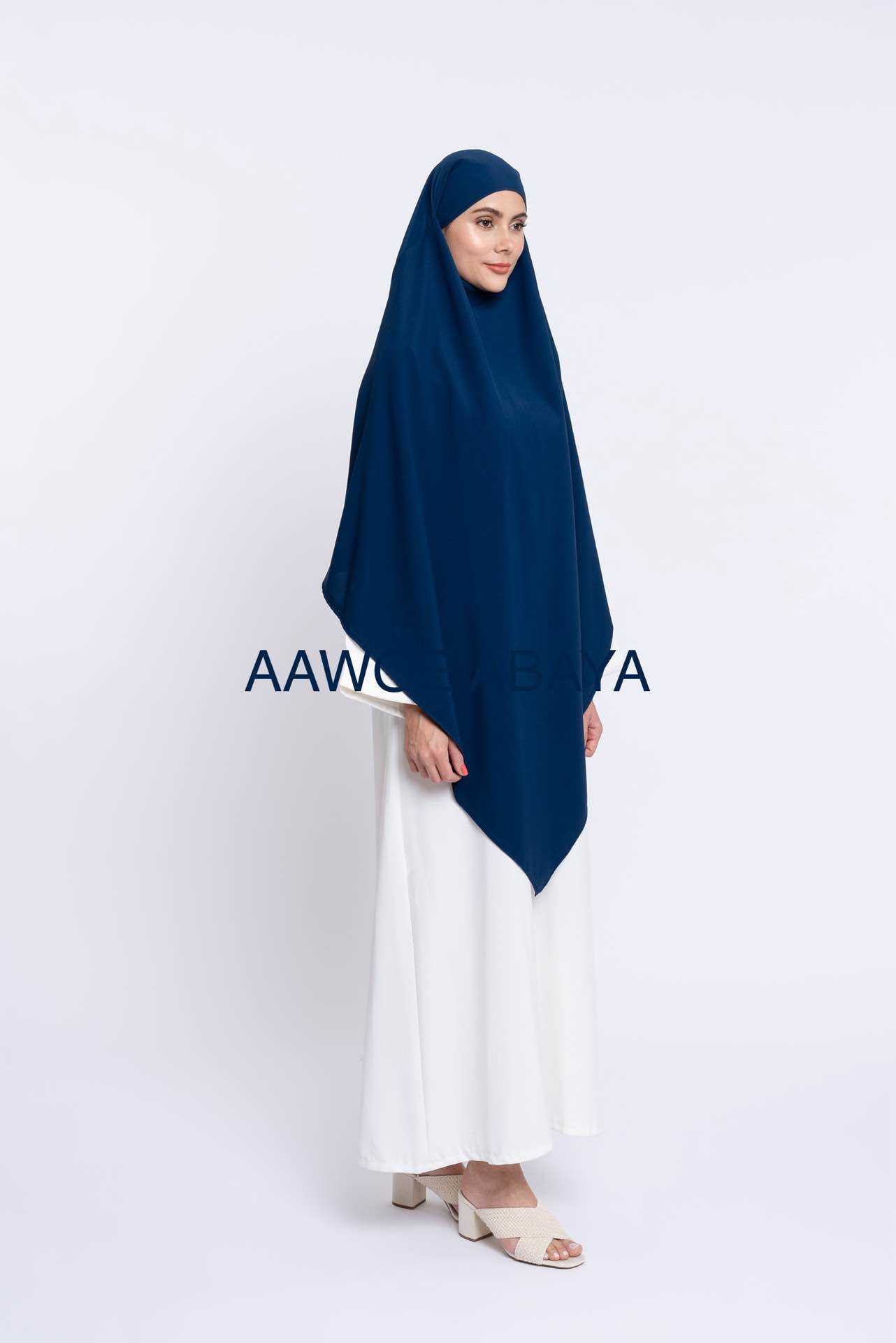 Aawoe Abaya - Vente Hijabs – femme - Khimar Maya Long Pointu - 2143-KH26