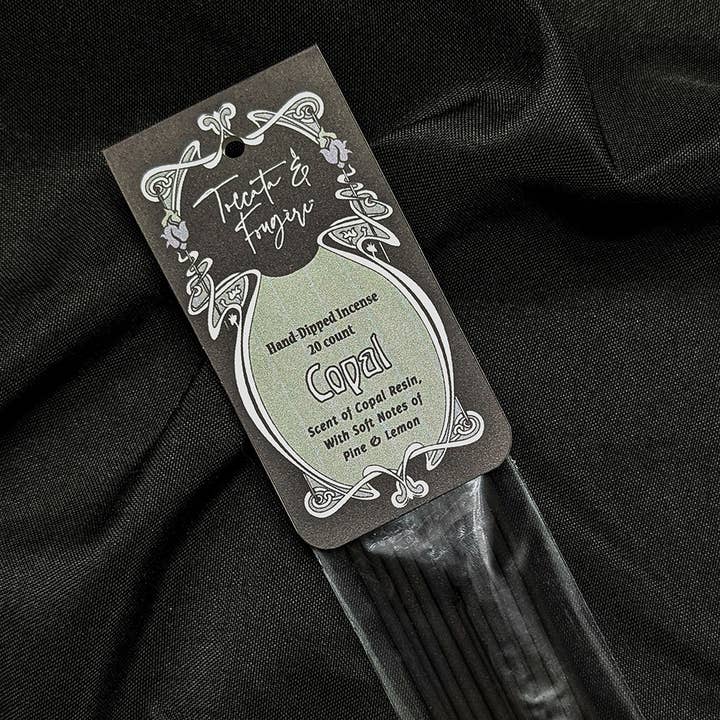 Toccata & Fougère™ Copal Hand-Dipped Incense for wholesale by Toccata & Fougère