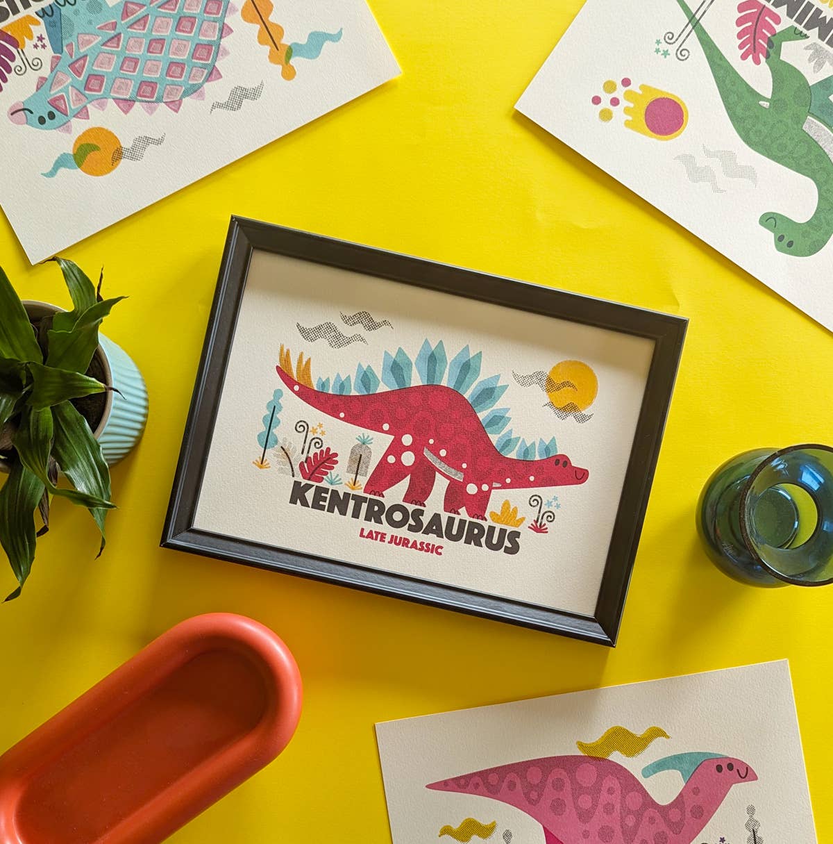 Pintachan Studio - Wholesale Art Print - Kids & Baby - Kentrosaurus | Art Print1