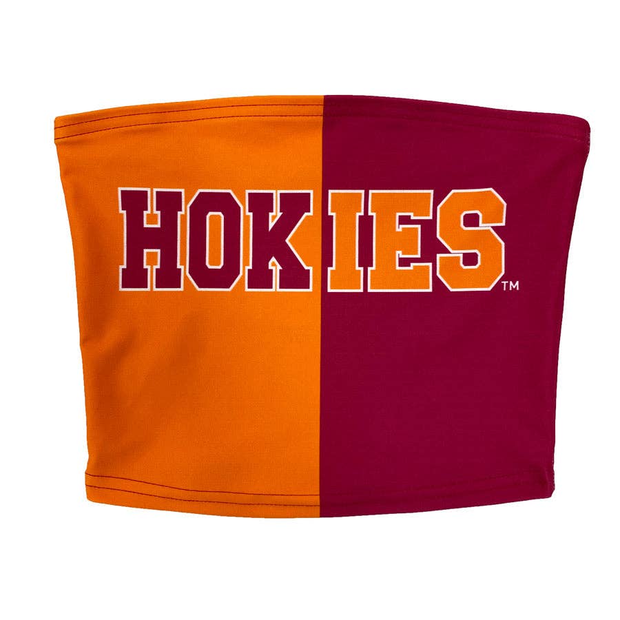 Lojo Collegiate Apparel – Engroshandel Sportstop – til kvinder – Virginia Tech Hokies To-tone Tube Top8