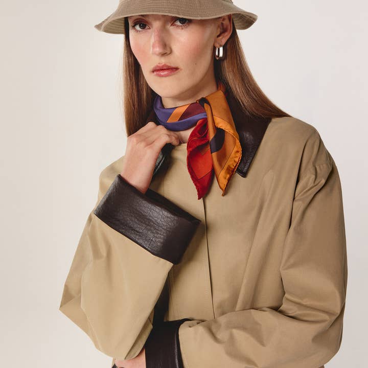 Rodier - Wholesale Scarf - Women's - Geometric silk square5