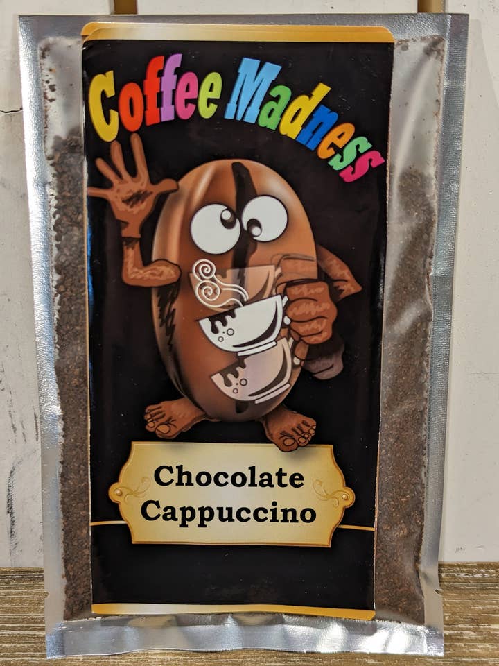 Sachet de café moulu Perfect Pot pour cappuccino au chocolat pour la vente par Coffee Madness