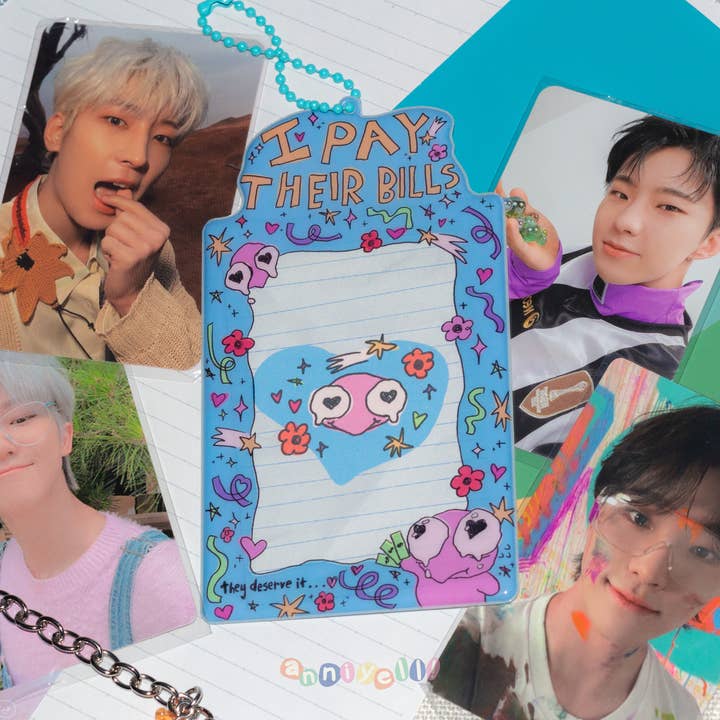 anniyell - Wholesale Card Holder - Unisex - I PAY THEIR BILLS PVC Photocard Holder1