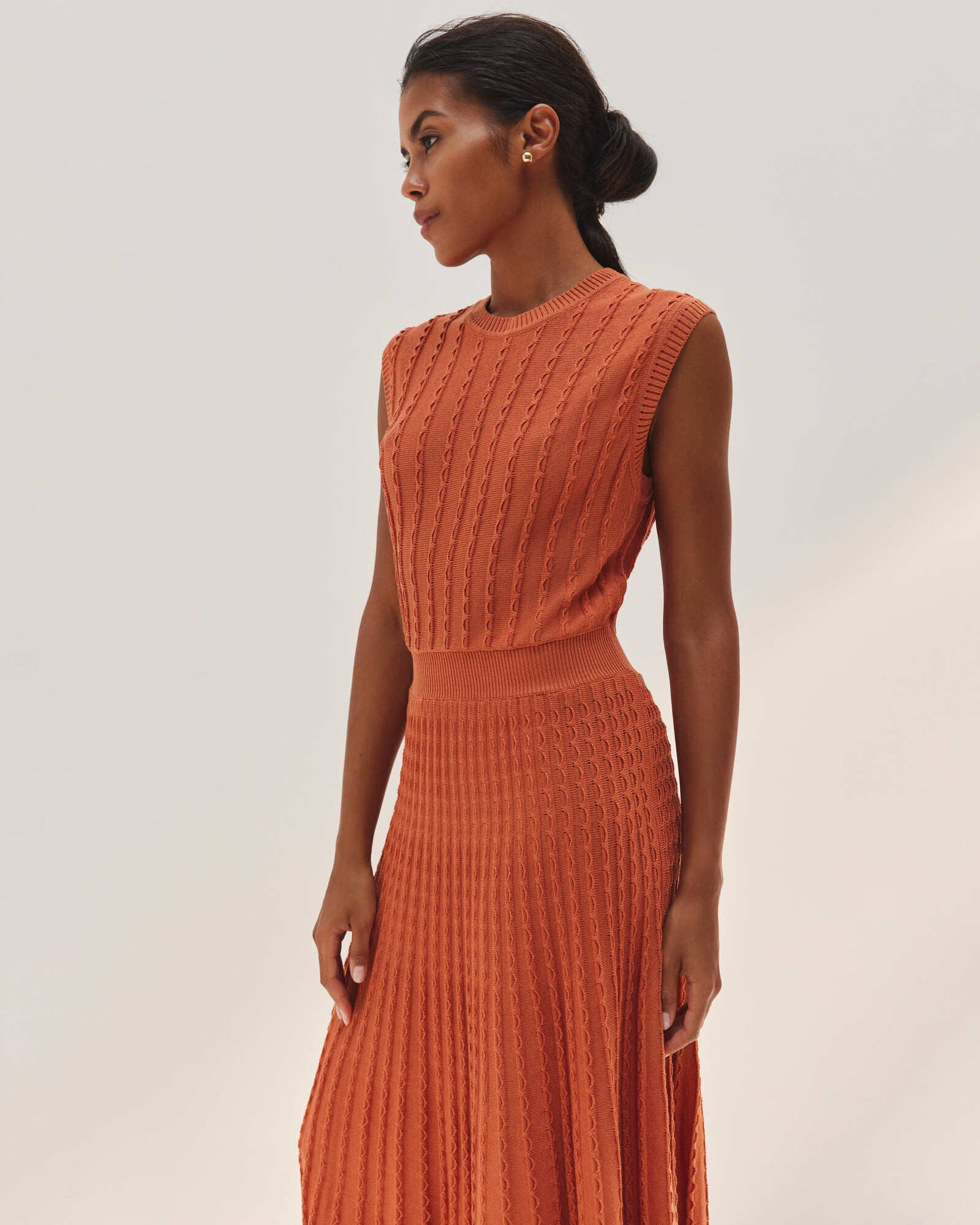 Nenya Fashion Limited - Wholesale Dress - Women's - Knitted Midi Dress Estel11