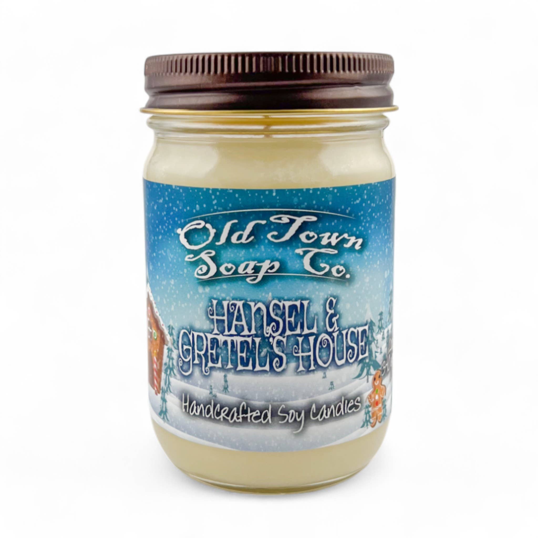 Old Town Soap Co. - Venta al por mayor Velas en tarros - Velas navideñas de 12 onzas, disponibles en 12 aromas de feliz Navidad2