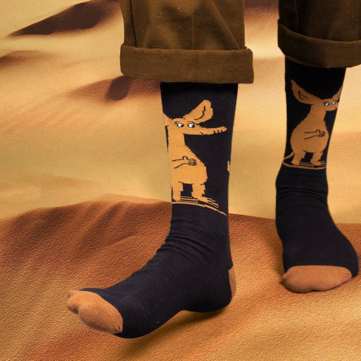 Nordicbuddies - Vente Chaussettes – homme - Chaussettes Sniff Wondering pour homme, noires1