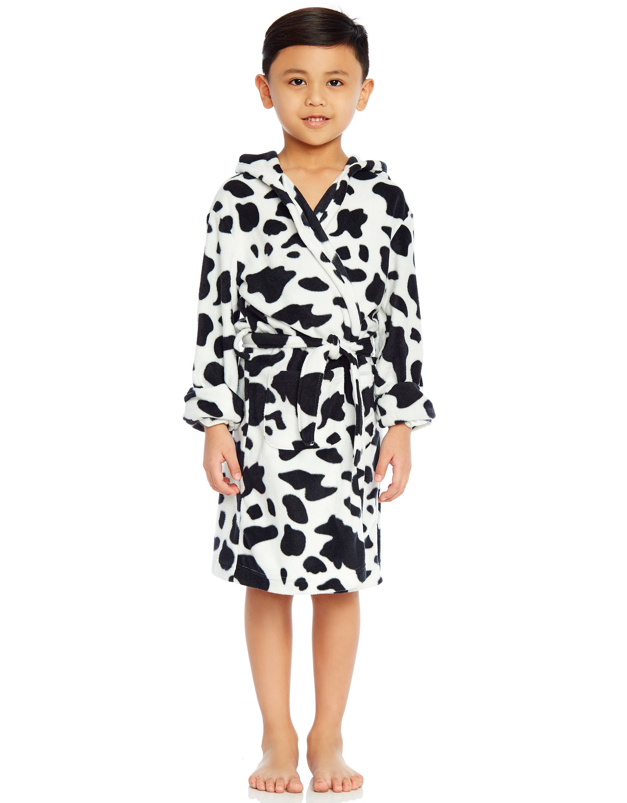 Leveret Pajamas – wholesale Robe – Kids – Kids Fleece Hooded Robe8