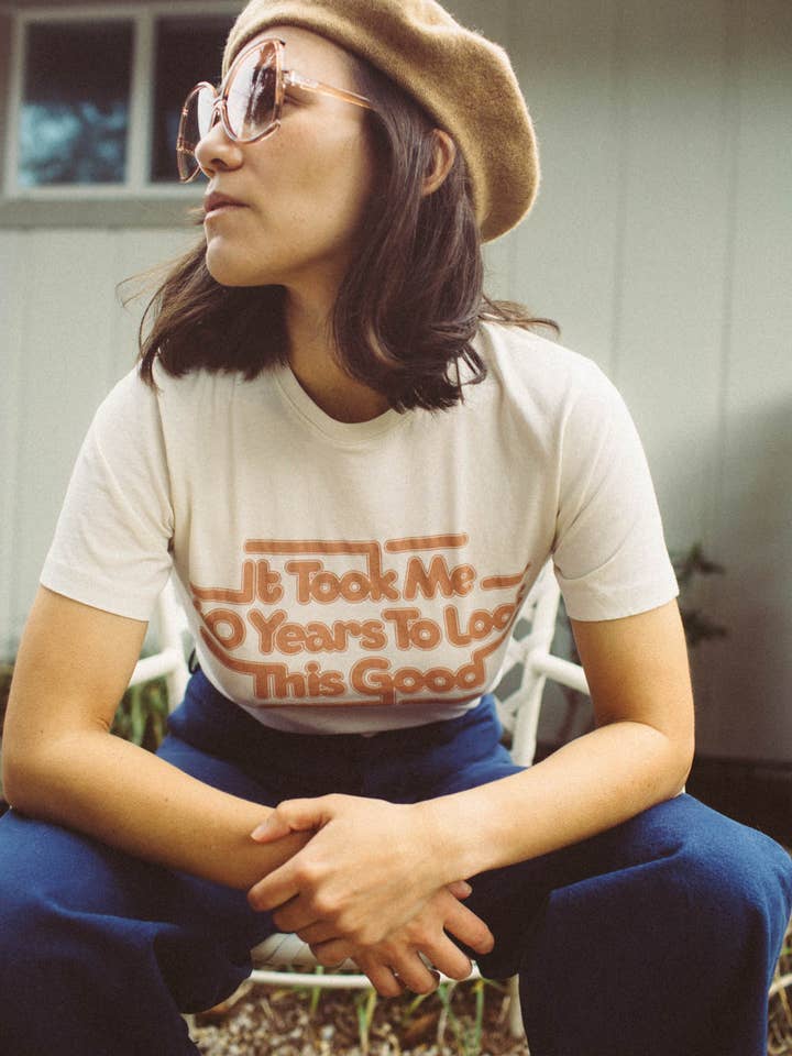 The Bee & The Fox - Wholesale T-Shirt (Graphic) - Women's - It Took Me 40 Years to Look This Good | Unisex Graphic Tee