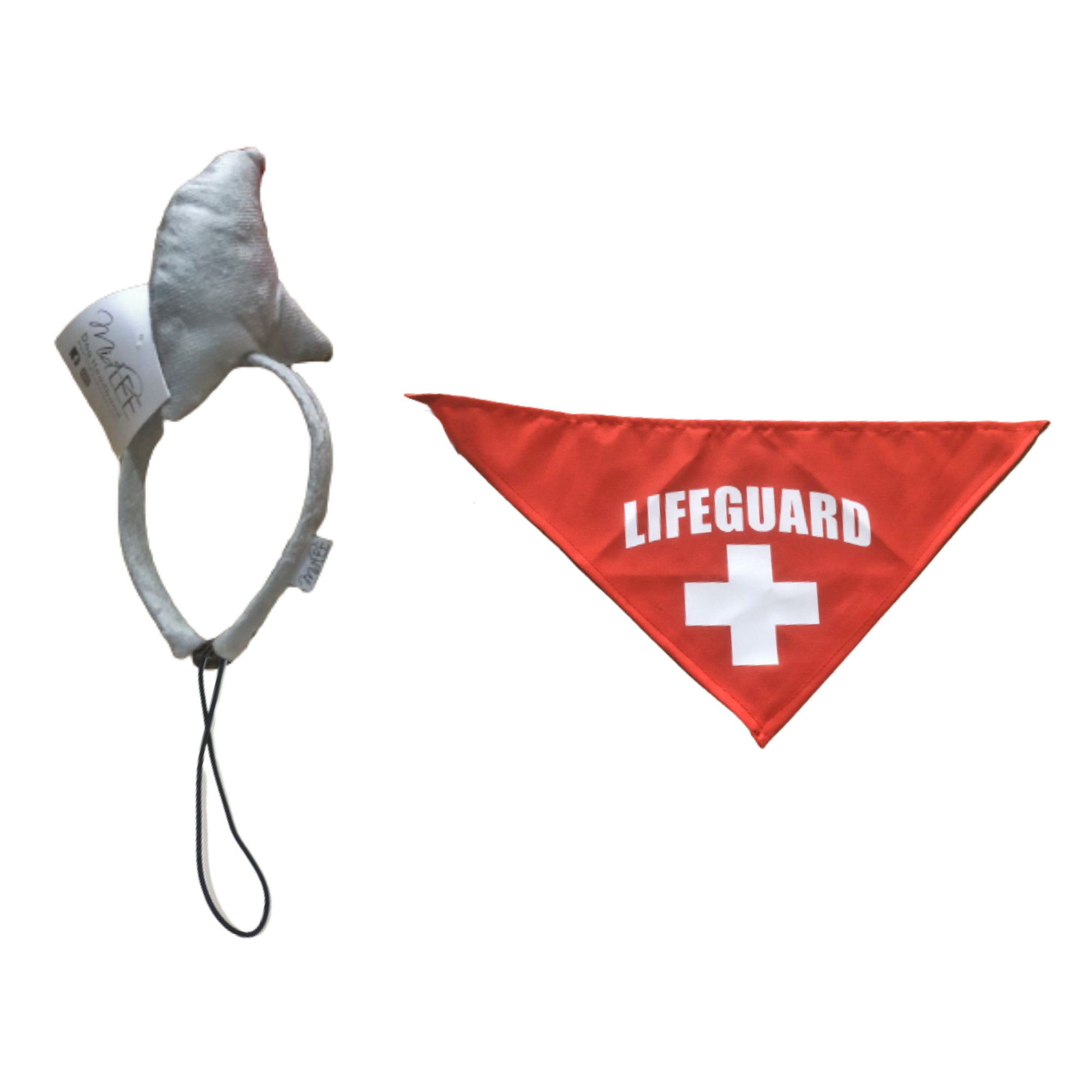 Midlee Designs – Disfarce – Gato e cão por atacado – Fantasia de cachorro de Halloween Midlee Shark vs. salva-vidas6