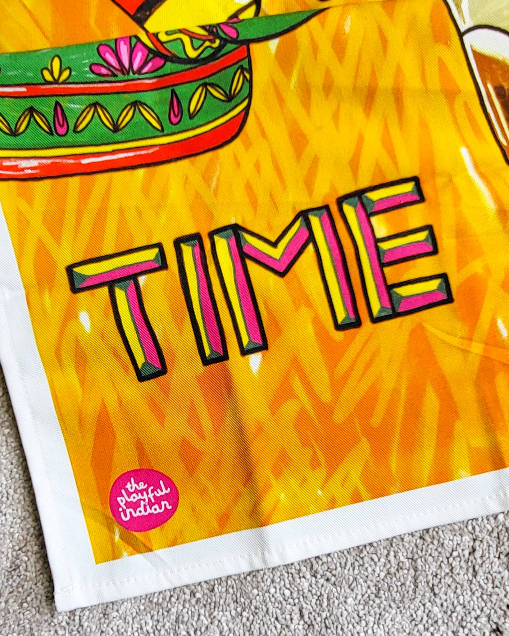 The Playful Indian – wholesale Kökshandduk – Det är alltid Chai Time kökshandduk3