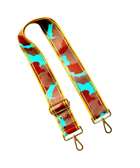 Thomas and Lee Company - Wholesale Bag Strap - Women's - Camo Print Adjustable Bag Strap - Gold Hardware - 10 colors available9