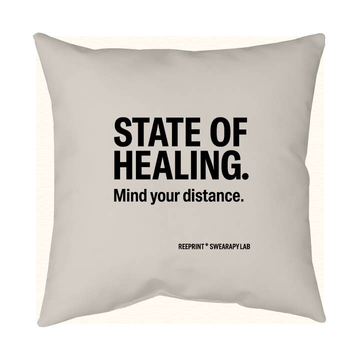 Almohada de Terciopelo Poliéster STATE OF HEALING™ — REEPRINT® · SWEARAPY LAB para venta al por mayor de Swearpy
