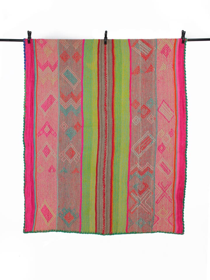 Teppich 168x135 handgewebt aus Peru für den Großhandel von Marie Dittmer (Glueck & Fund)