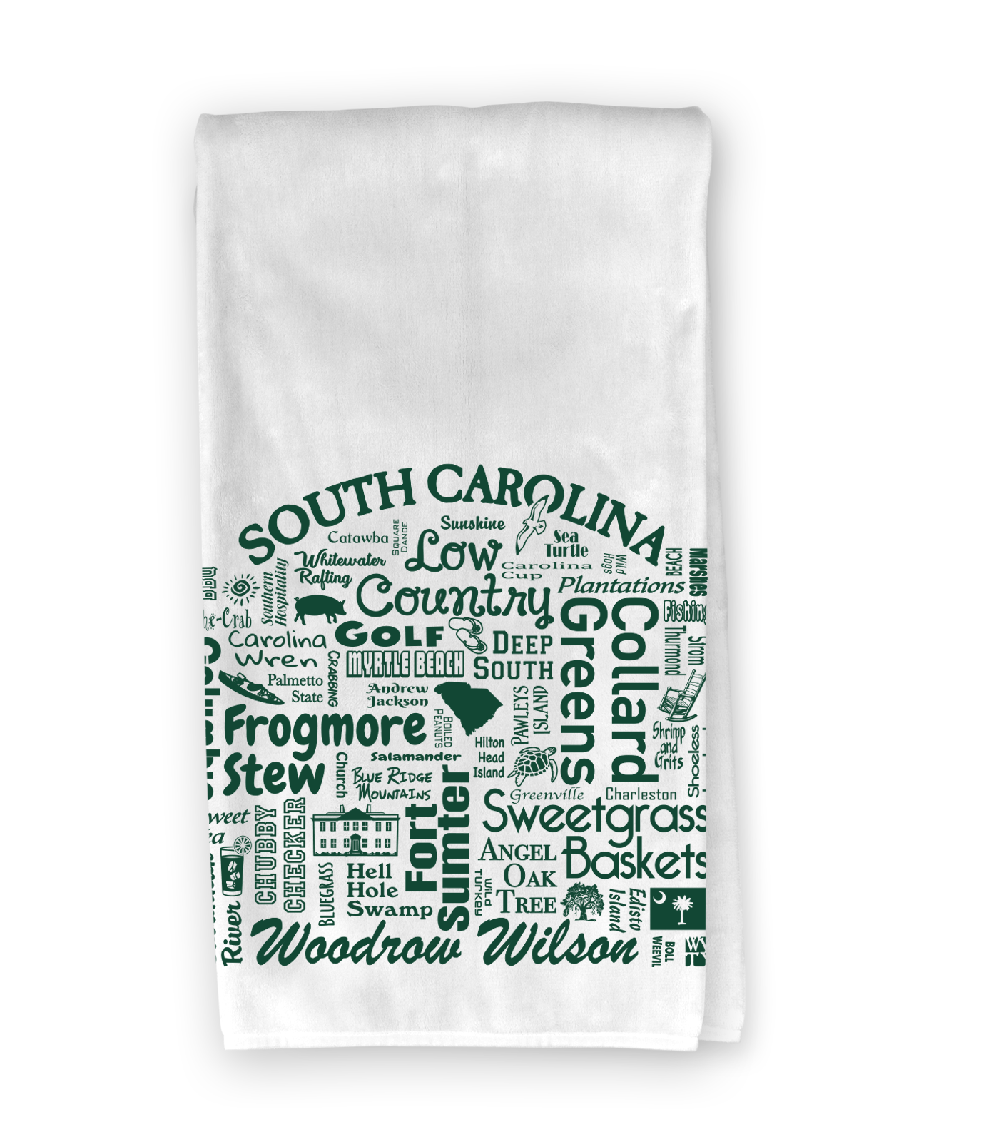 The Buffalo Works - Wholesale Tea Towel - South Carolina Dest. Kitchen Towel - Where Life Takes You3