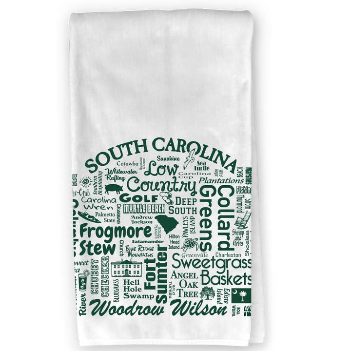 The Buffalo Works - Wholesale Tea Towel - South Carolina Dest. Kitchen Towel - Where Life Takes You3
