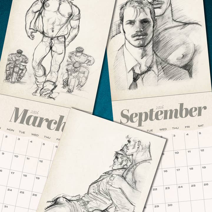 Peachy Kings / Kweer Cards – Großhandel Kalender – Tom of Finland 2026 Kalender3